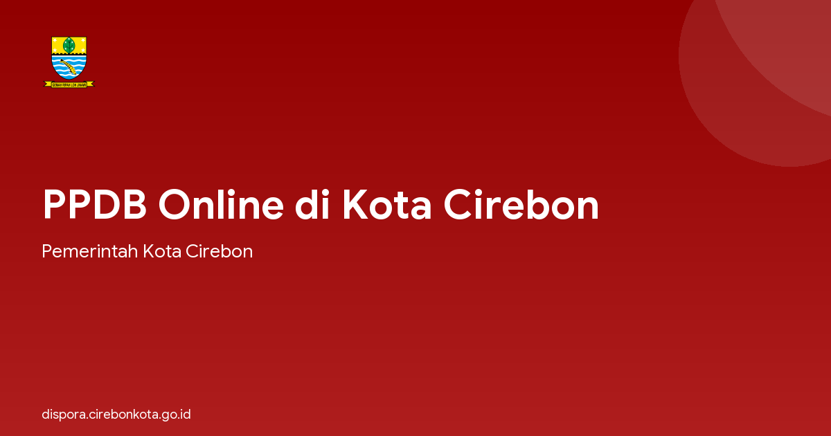 PPDB Online di Kota Cirebon
