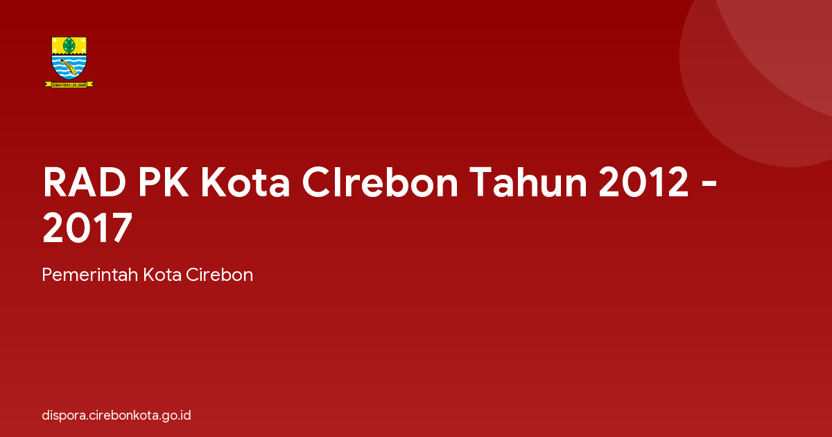 RAD PK Kota CIrebon Tahun 2012 - 2017