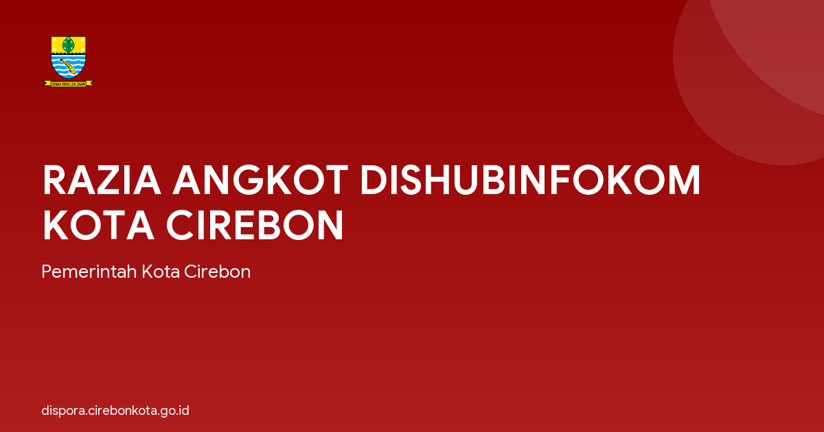 RAZIA ANGKOT DISHUBINFOKOM KOTA CIREBON