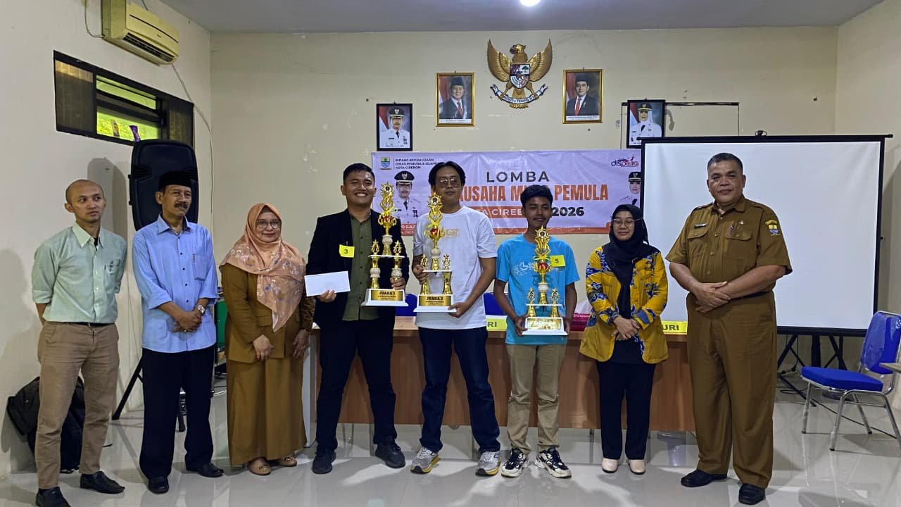 Lomba Wirausaha Muda Pemula Kota Cirebon Tahun 2026 dilaksanakan oleh Dinas Pemuda dan Olahraga Kota Cirebon