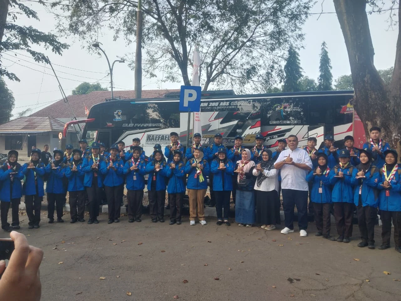 Bidang Kepemudaan menghadiri Pelepasan Kontingen Jambore Nasional XII Kwarcab Gerakan Pramuka Kota Cirebon