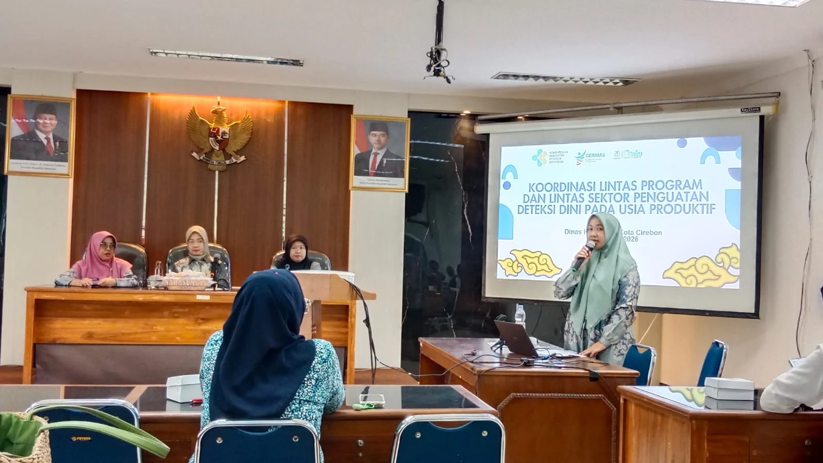Kelurahan Pekalangan hadir dalam Program Kordinasi Lintas Program dan Lintas Sektor di Dinas Kesehatan Kota Cirebon